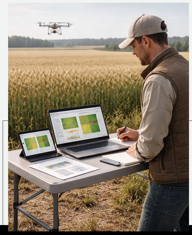 Система AI прогнозирования урожайности для точных агрономий в Похвистневе
